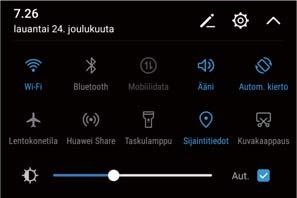 Näyttö ja ruutu Vierivien näyttökuvien ottaminen Käytä vieritettävää näyttökuvaa ottaaksesi näyttökuvia, jotka ovat yhtä sivua pitempiä (kuten web-sivut tai keskusteluketjut).
