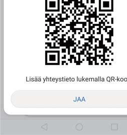 Myös muut yhteystiedot, kuten yhtiön nimi ja ammattinimike näytetään.
