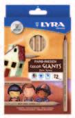 COLOR GIANT VÄRIKYNÄT L3931124 L3932960 L2531120 L2531240 L2531360 Fila/Lyra, Giotto L1733480 L1760100 L1111120 KUUSIKULMAISET