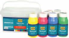 AKRYYLIMARKKERIT 17890 Triton Acrylic Paint Marker 6 kpl/ras.