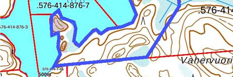 2 Rakennettu ympäristö Tihjärvellä on ennestään rakennettuna noin 20 loma-asuntoa pääosin järven pohjoisimman lahden rannalla.