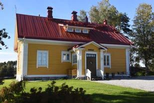 Nuottakota Kierinniemessä on tehty vanhoista hirsistä 1960-luvulla Leväniemi