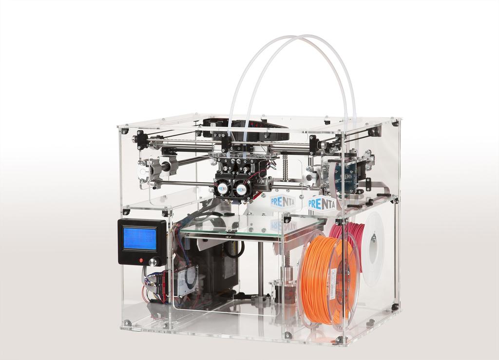 4. 3D-tulostimet yleisnäkymä Tekomon tulostimet ovat kotimaisen Prenta Oy:n valmistamia.
