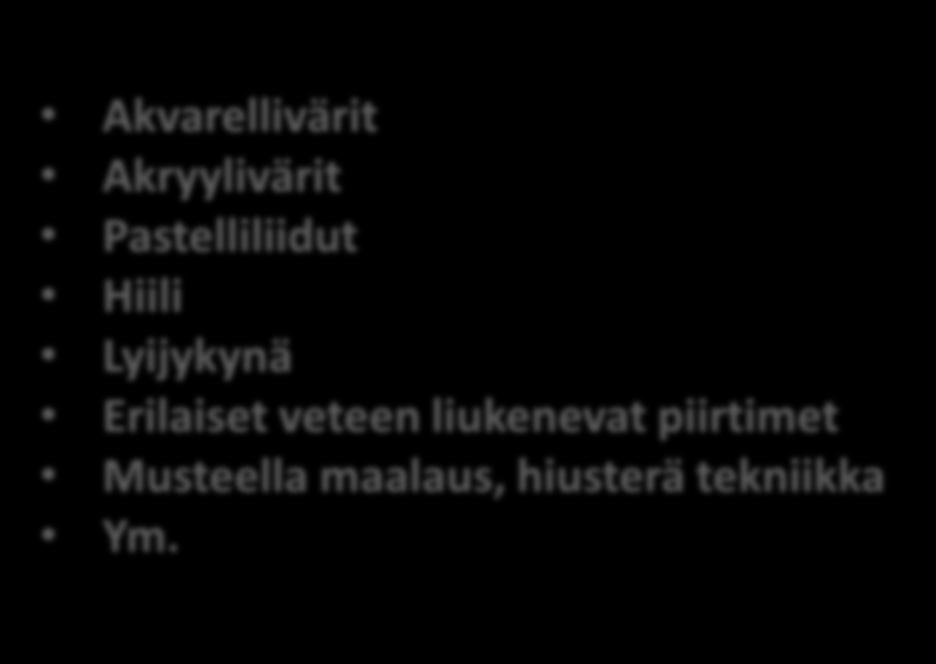 Pastelliliidut Hiili Lyijykynä