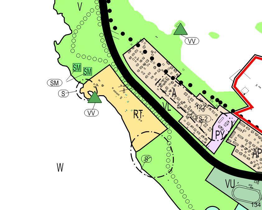 6/10 4.2. Yleiskaava Kantakaupungin yleiskaavassa 2025 (KV 10.12.2007) suunnittelualue on telttailu- ja leirintäaluetta (RT), virkistysaluetta (V) ja lähivirkistysaluetta (VL).