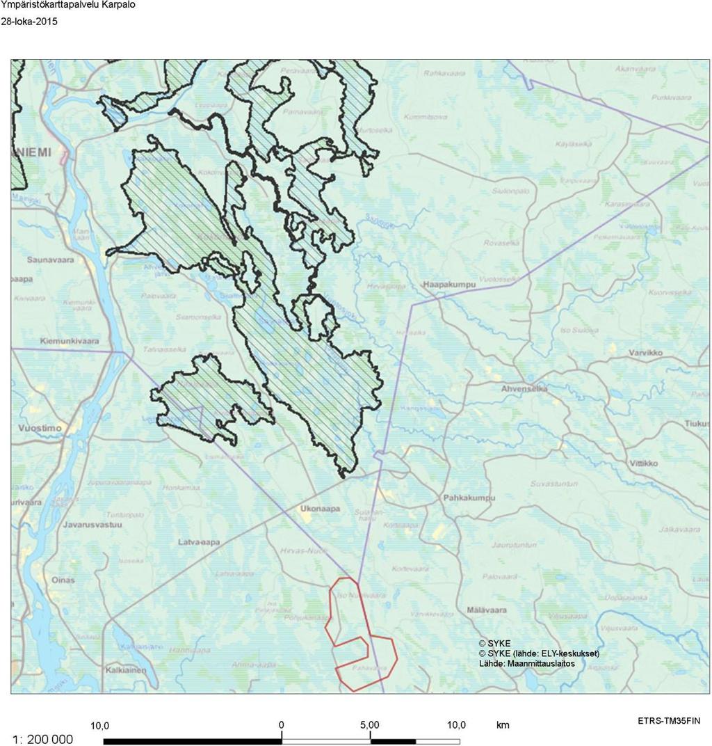 3.12.2015 2 (10) 1 Johdanto Osana wpd Finland Oy:n Nuolivaaran tuulipuistohankkeen YVA-menettelyä ja kaavoitusta on laadittu luonnonsuojelulain 65 :n mukainen Natura-arviointi koskien Kemihaaran suot