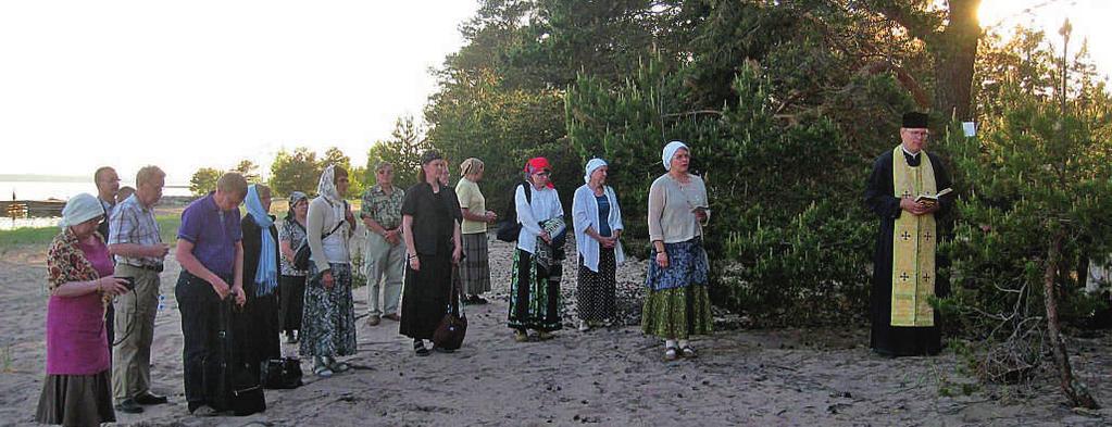 taipale Eeva- Liisa Karttunen Erämaaluostari Laatokan saaressa Taipaleen seurakunta teki pyhiinvaellusmatkan Konevitsan luostarisaarelle Laatokalle.