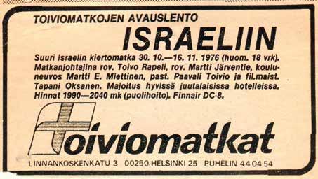 Vuosien kuluessa Toiviomatkat on vienyt Israeliin noin 180.000 matkailijaa. Tärkeämpi kuin matkustajien määrä on kuitenkin ollut asiakkaiden tyytyväisyys matkan antiin hyvien järjestelyjen ansiosta.