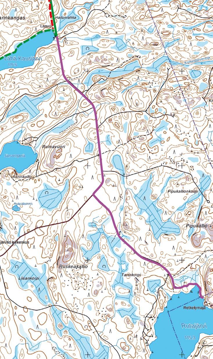 20 Vähä Kausjärvi Kamiinalämmitteinen korsu, jossa tilaa 14:lle.