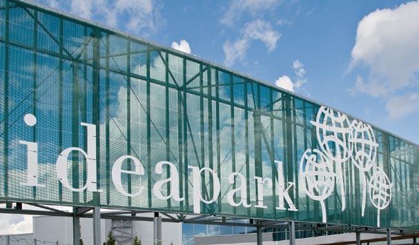 yksikaistainen autotie ajotie käymälä Ideapark on Suomen ensimmäinen liikekaupunki ja täysin uudenlainen kaupan keskittymä.