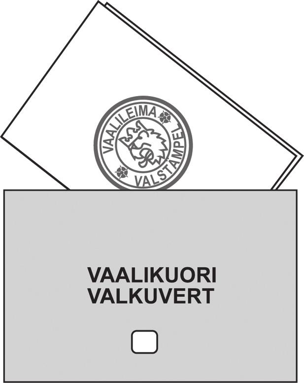 29 Äänestyslippu on leimattava äänestäjän läsnä ollessa ja niin, että äänestyslippu on koko leimaamisen ajan äänestäjän silmälläpidon alaisena.