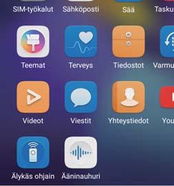 Näyttö ja ruutu Vakioaloitusnäytön palauttaminen 1 Avaa Asetukset.