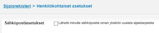 8.2.5 Sijaisrekisterin tilastoraporttien tulostaminen jatkotyöstäminen Kaikki raporttien lopputulosnäkymät ovat tulostettavissa näytön mukaisessa taulukossa tulostimelle ja tämän lisäksi ne ovat