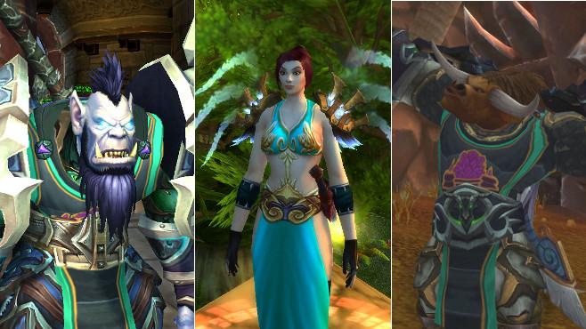 9 Kuvio 5. World of Warcraftin hahmot ovat hyvä esimerkki käsinmaalattuja tekstuureja hyödyntävistä hahmoista.