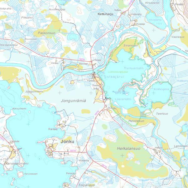 Alaparkkila Kaunisranta Pörhölä Rintelä Sotka Sotkan teräsristikkosilta Vähäsuorsa Yliparkkila Yli-Sotka