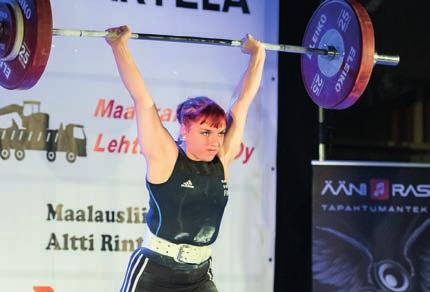 Emma Gleisner (73+89=162 kg) jäi avausnostoihinsa, mutta teki kuitenkin upean kilpailun ja yleisö yritti kannustaa vieläkin kovempiin suorituksiin, lopulta 4 kiloa erotti kullan ja hopean.