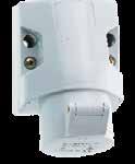EXTRA-LOW VOLTAGE PLUGS AND SOCKETS IEC 60309, VDE 0623 Sure Mountng Soket Outlet Srew termnls Cle entry 1x t top (open) 16 2 410 411 412 413 414 415 10 180 16 3 416