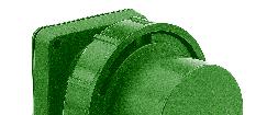 TN APPLIANCE INLETS WITH FLANGE, strght Applne Inlet wth Flnge Srew termnls Hgh-temperture-resstnt ontt rrer Wth protetve p Flnge 85 x 85 mm Proteton egree IP67 (Form AP) Colour: ronze-green RAL