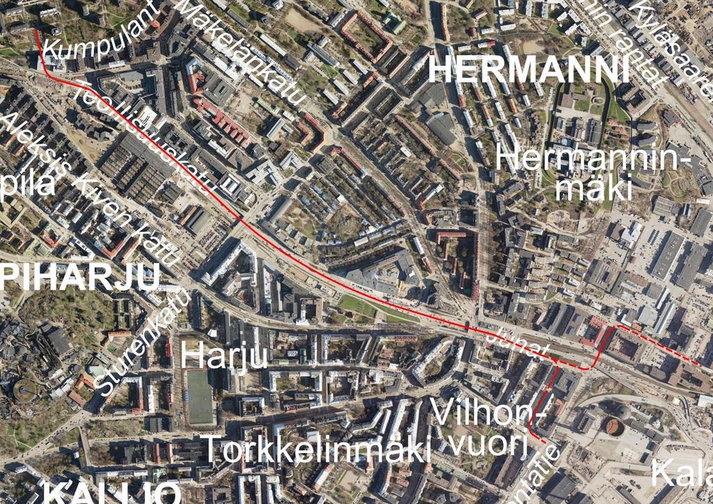 Hankekortti 13 (17) 7.11.2017 Teollisuuskadun raitiotie Teollisuuskadun raitiotie yhdistää Pasilan ja Kalasataman kaupunkikeskukset toisiinsa.