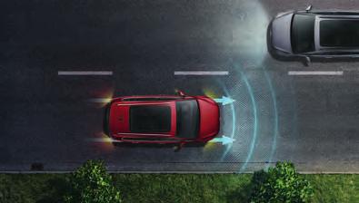 ¹) V varoittimeen Blind Spot järjestelmät tukevat kuljettajaa kriittisessä tilanteessa ja auttavat jopa ehkäisemään onnettomuuksia.