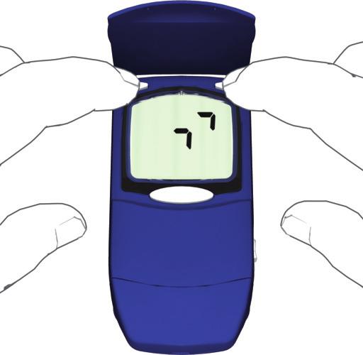 Luku 6, Laitteiden valmistelu 6.5 Accu-Chek Compact -verensokerimittari Accu-Chek Compact -mittarin tiedot voidaan siirtää sisäänrakennetun infrapunaliitännän avulla.