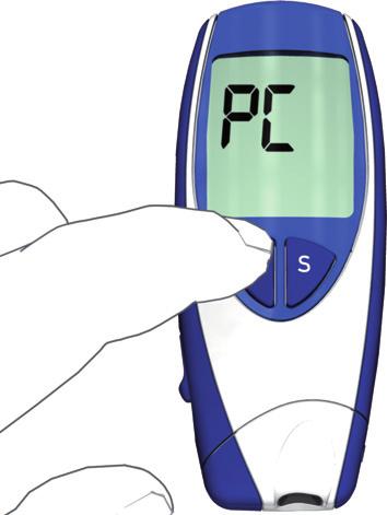 Luku 6, Laitteiden valmistelu 6.7 Accu-Chek Go -verensokerimittari Accu-Chek Go -mittarin tiedot voidaan siirtää sisäänrakennetun infrapunaliitännän avulla.