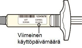 Älä koskaan ravista ruiskua. Älä lämmitä ruiskua. Älä anna ruiskun jäätyä. Älä anna ruiskun olla suorassa auringonvalossa.