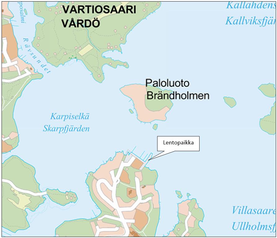 Helsingin kaupunki Pöytäkirja 2 (9) kello 9.00-16.00 osoitteessa Puuskarinne 10 sijaitsevan venesataman aallonmurtajalta Paloluotoon (alla kartta).