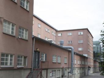 Galleria- Rakennusvuosi 1936 Suojelutaso - Arkkitehti Bruno Östman Tuotantotoiminnasta vapautunut vanhan tehdasosan 1. kerros kehitetään liiketilakäyttöön.