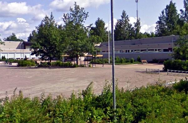 Tainionkosken uudempi yhteiskoulu Tainionkosken aikanaan uusi, mutta nykyään jo erittäin entinen yhteiskoulu näkyy ylläolevassa kuvassa.