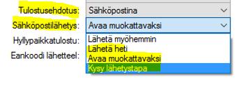 SMTP-palvelinta, porttia ja salaustapaa koskevat tiedot löytyvät sähköpostioperaattorisi SMTP tiedoista.