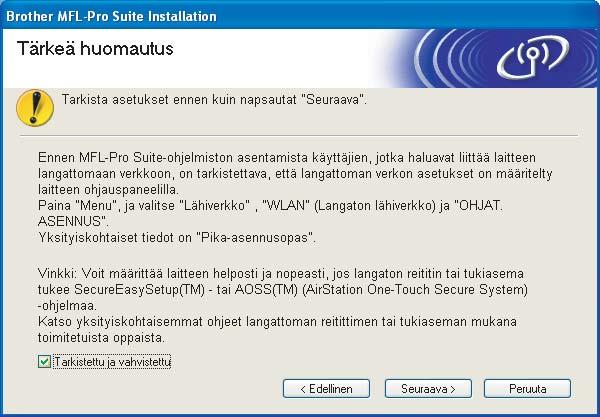 Vaihe 2 Ohjainten ja ohjelmien asentaminen Langaton verkko Pakkauksen mukana toimitetulla CD-ROM-levyllä on ScanSoft PaperPort 11SE -ohjelmisto.