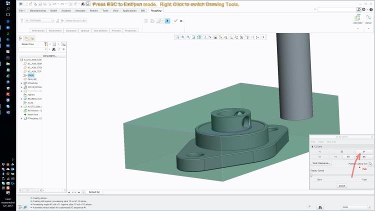 ToolPath ikonia ja katsele syntynyt rouhintarata läpi -- >play Just