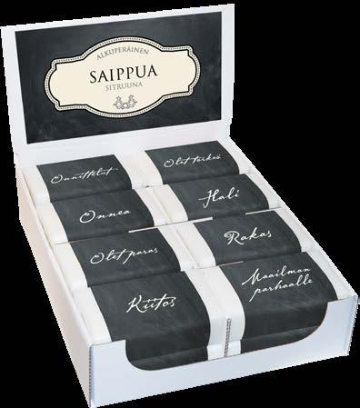 SAIPPUA 9,5x6 cm, 200 gr/saippua STTVAL 32F STTVAL 69F OLET IHANA STTVAL 30F STTVAL 34F KIITOS STTVAL 74F PARANE PIAN