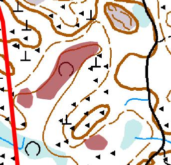 11. Ruohokorpi (RhK) [EN] Kasvillisuuskuvaus: Kostea ruohokorpi, jossa mättäillä pääpuina kasvaa tervaleppiä ja koivuja. Seassa on jokunen kuusi.