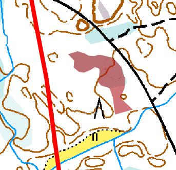 18. Korpi [ ] Kasvillisuuskuvaus: Korpialue, jossa puusto koostuu mättäillä tiheään kasvavista pajuista, joiden seassa kasvaa runsaasti tervaleppiä.