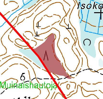 33. Isovarpuräme (IR) [NT] Kasvillisuuskuvaus: Varttuneita mäntyjä kasvava isovarpuräme, jossa sekapuina on muutamia koivuja ja kuusia. Pensaina esiintyy yleisesti koivujen ja mäntyjen taimia.