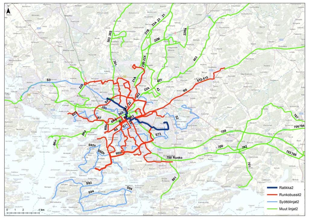 12 3. MUUT RAITIOTIE- JA SUPERBUSSIVAIHTOEHDOT 3.