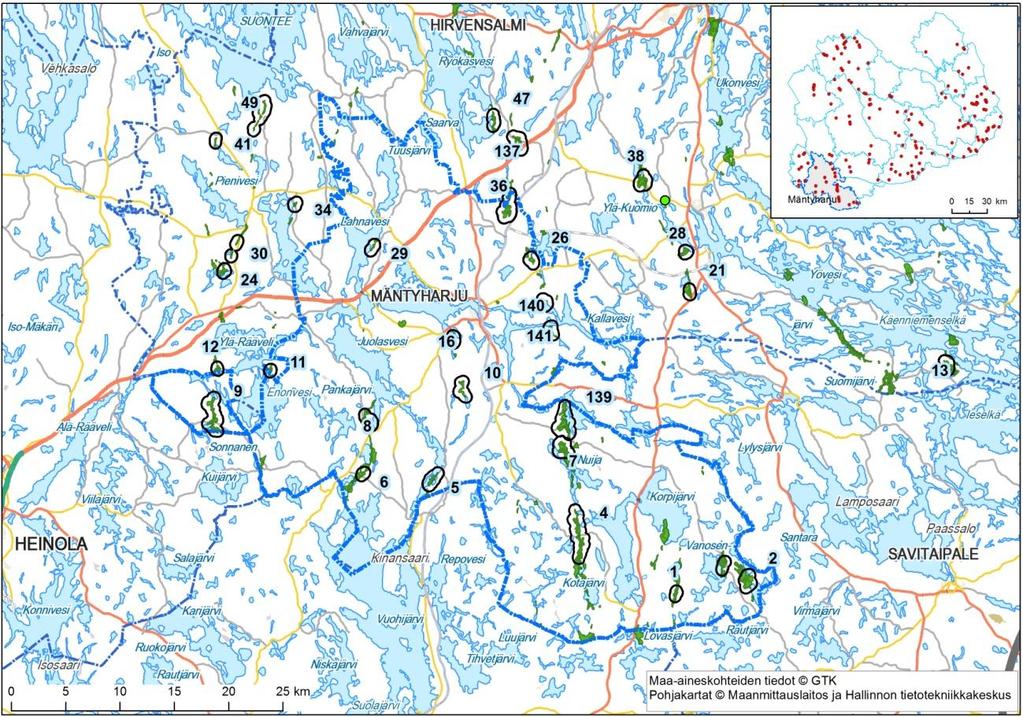 Etelä-Savon kiviaineshuollon turvaaminen 162 Kuva 1.