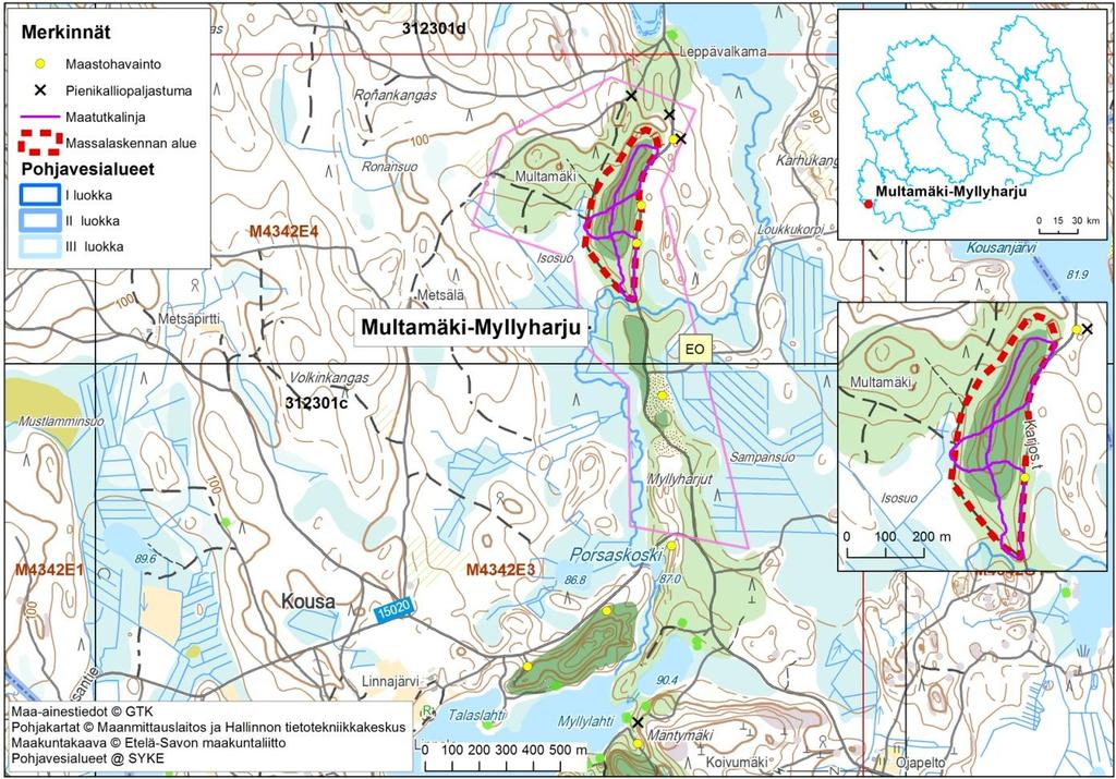 Etelä-Savon kiviaineshuollon turvaaminen 220 2.6.