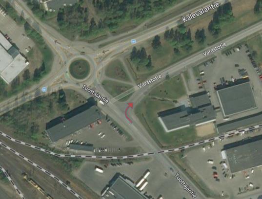 14 Schenker Oy - Käännyttäessä Kauhakorvenkadulle Schenkerin Tampereen terminaalista - Seinäjoelta tultaessa
