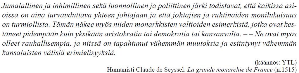 K2013/5: Parlamentarismi ja monarkia?