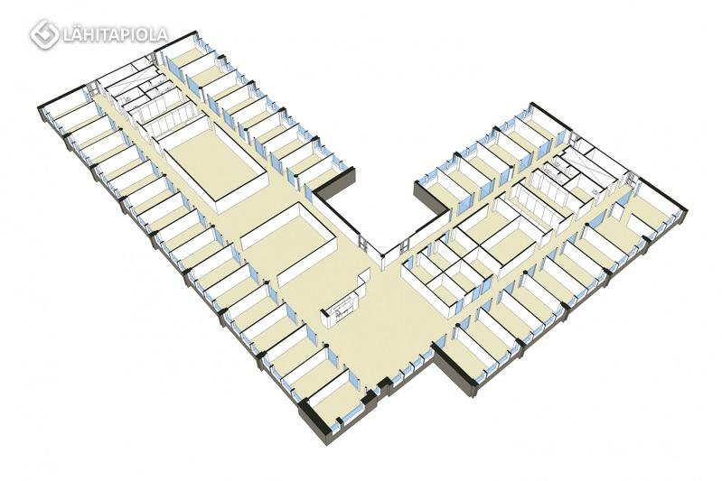 Toimisto 1137 m² / 5. krs. Tutustu kiinteistön kotisivuihin: kalasatamantrooli.fi.