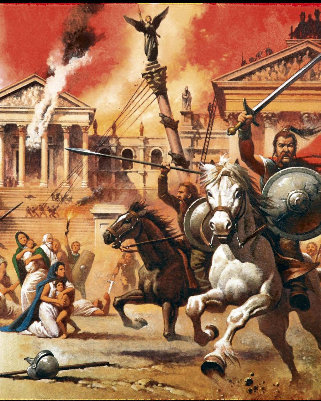 Rooman valtakunta taistelu roomasta