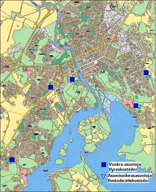 Ylä-Haikkoo: vuokra-asuntoja rakennettu (Sisco Vuokra-asunnot Oy) ja rakenteilla lisää Hornhattula: asumisoikeusasuntoja rakennettu. Toukovuori: suunnitteilla (A-Asunnot ja Sisco Oyj).