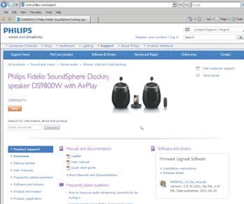 6 Päivitä laiteohjelmisto Philips voi tarjota DS3800W-laitteen uusia laiteohjelmistoversioita laitteen päivittämiseksi ja sen suorituskyvyn parantamiseksi. Rekisteröi laite osoitteessa www.philips.