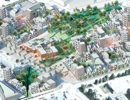 Pyhtäänkorvenojan ympärille Manttaalitien varressa on tarkoitus palauttaa puistomaisuutta ja luontoa.