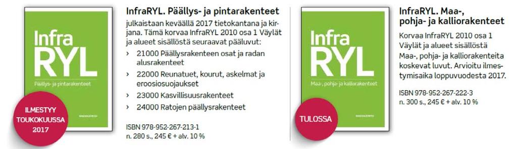 InfraRYL:ssä paljon tietoa ratarakenteista Tämä voimassa 10