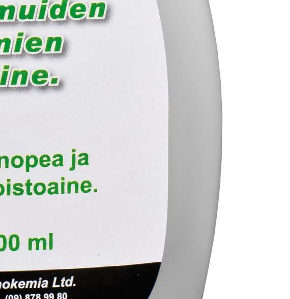 Korroosioinhibitoitu aine ei ruostuta metallipintoja.