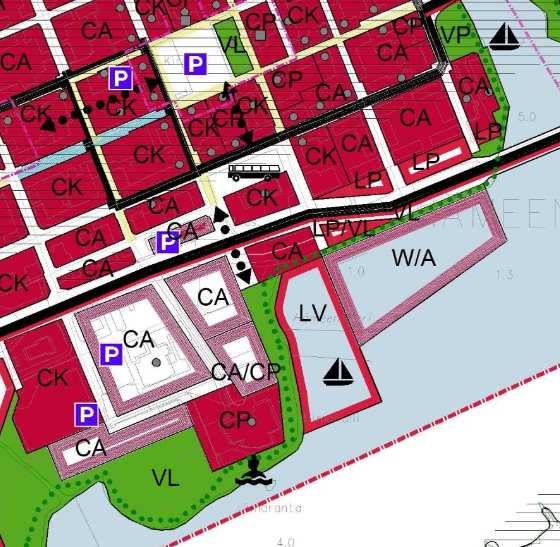 Alueelle saa sijoittaa linja-autoliikenteen matkakeskuksen, keskustaan soveltuvaa asumista sekä hallinto-, toimisto-, palvelu- ja myymälätiloja.